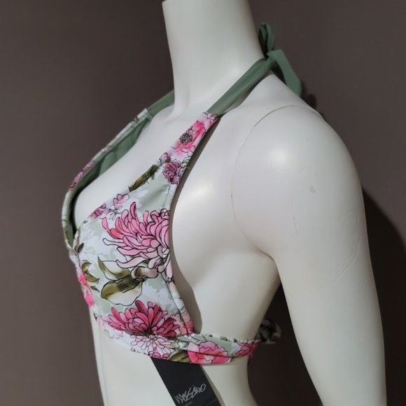 Mossimo Ring Halter Triangle Bikini Top - Picture 3 of 6